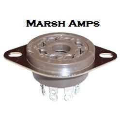 Tube Socket - 8 Pin Chassis Mount Socket for Marshall